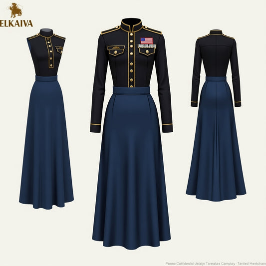 Tactical Elegance Dress- build your own brand!
